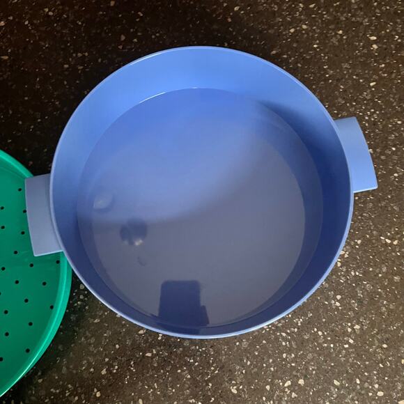 Tupperware 3 Piece Micro-Steamer Microwave Steamer Rice Veggie Cooker 3221-A - Picture 4 of 10